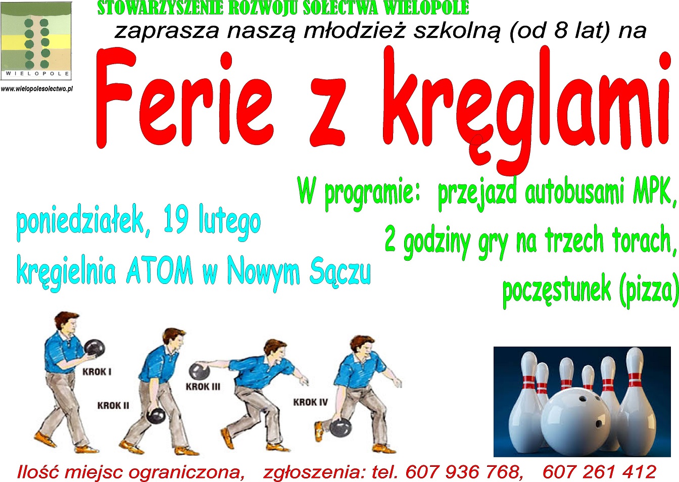 Ferie z kręglami – zaproszenie!